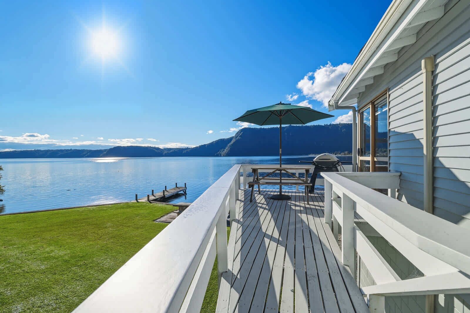 Lake views from the deck