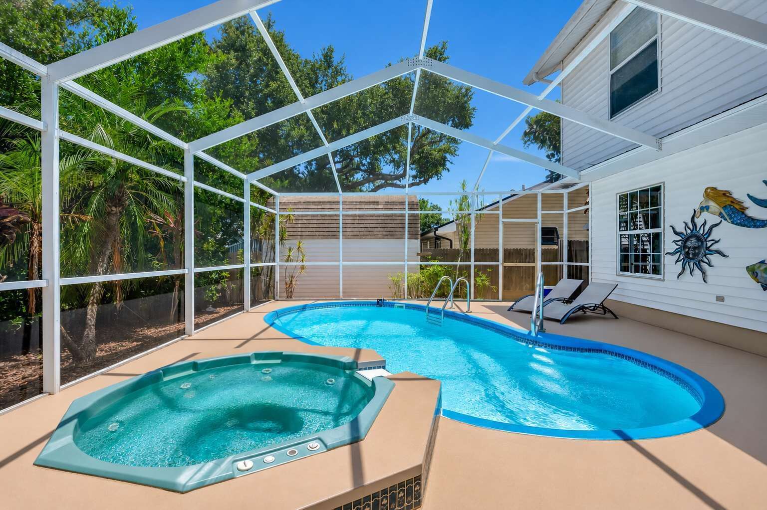 Casa Confort, 5 habitaciones, lanai | Alberca | Alberca al aire libre 