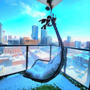 Condo, 1 Bedroom, Accessible, Balcony | Property grounds - Spectacular Tower View Condo w Free Parking n (Calgary)