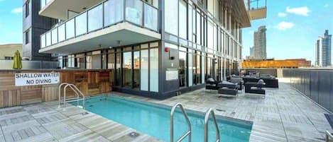 Condo, 1 Bedroom, Accessible, Balcony | Pool | Outdoor pool