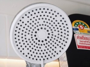 A showerhead with a circular pattern of holes. - S&G Beachfront Serviced 1-br, Step to Tops and 7-11 (Pattaya)