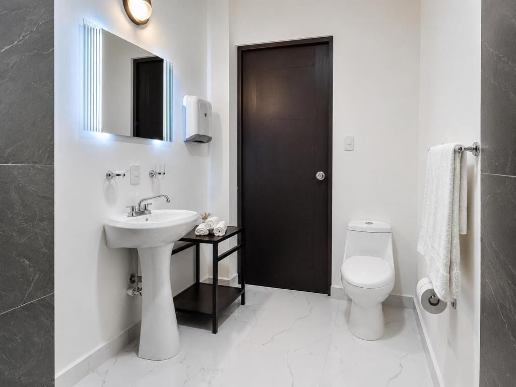 Habitación familiar, baño en la habitación | Baño