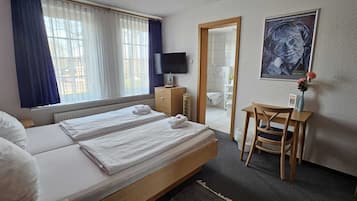 Familien-Vierbettzimmer | Blick auf die Stadt