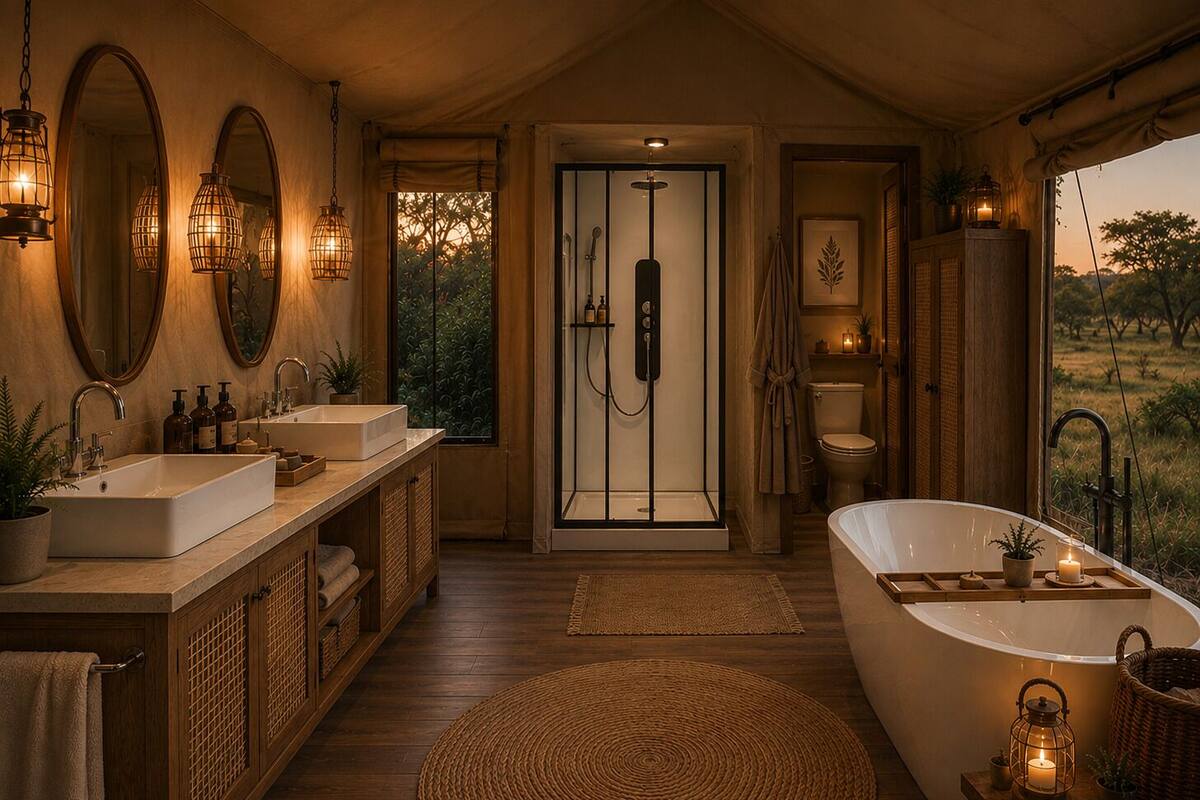 Deluxe Tent | Bathroom