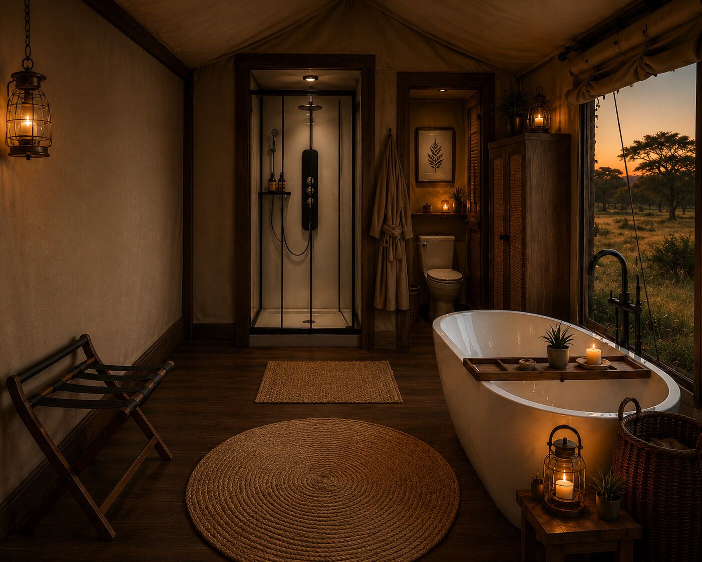 Deluxe Tent | Bathroom