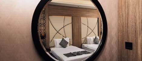 In-room safe, desk, blackout drapes, soundproofing