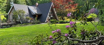 Luxury Cabin for 6 - Stream - Pond - Custom Kitchen