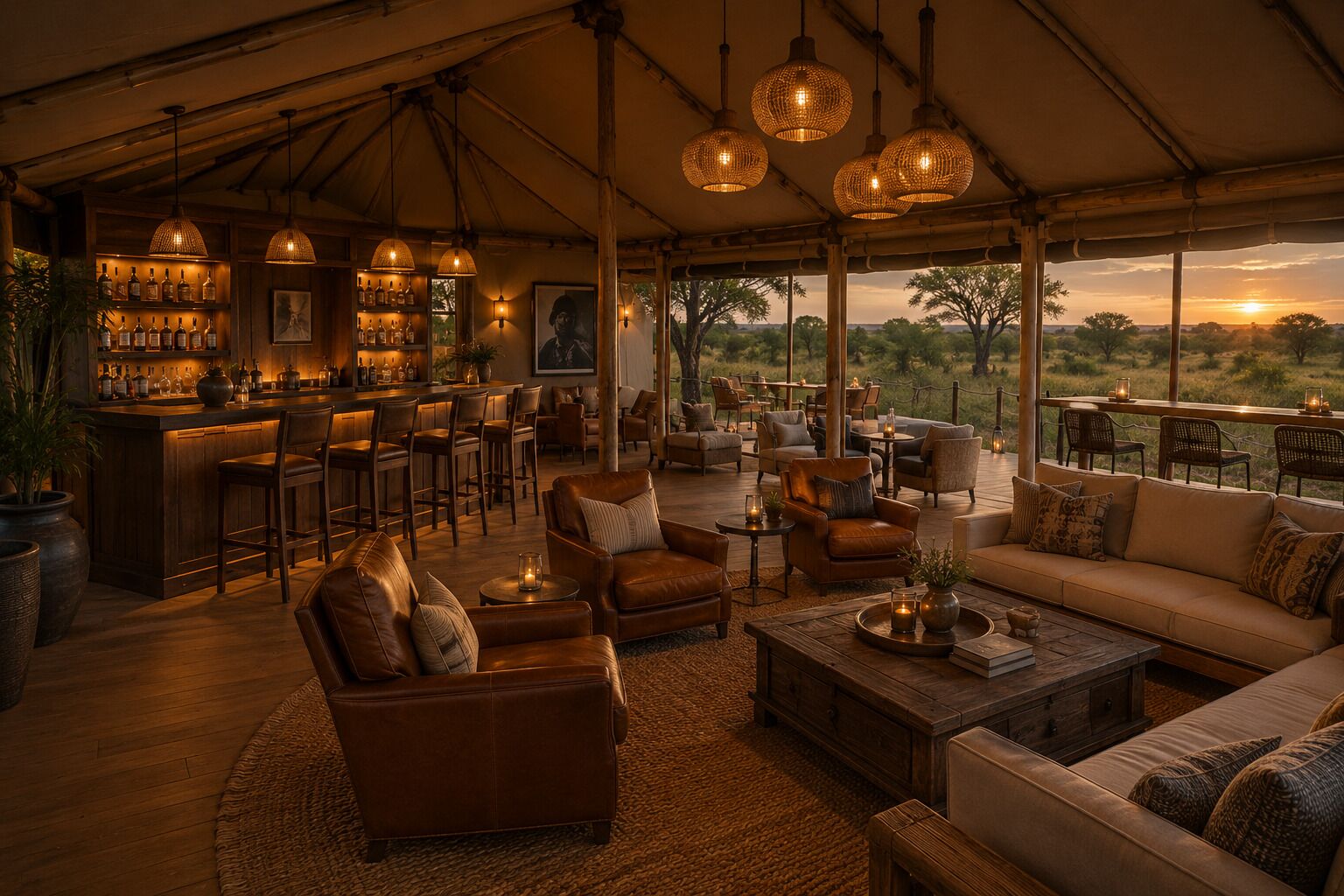 Eenvoudige tent | Bar (ter plaatse)