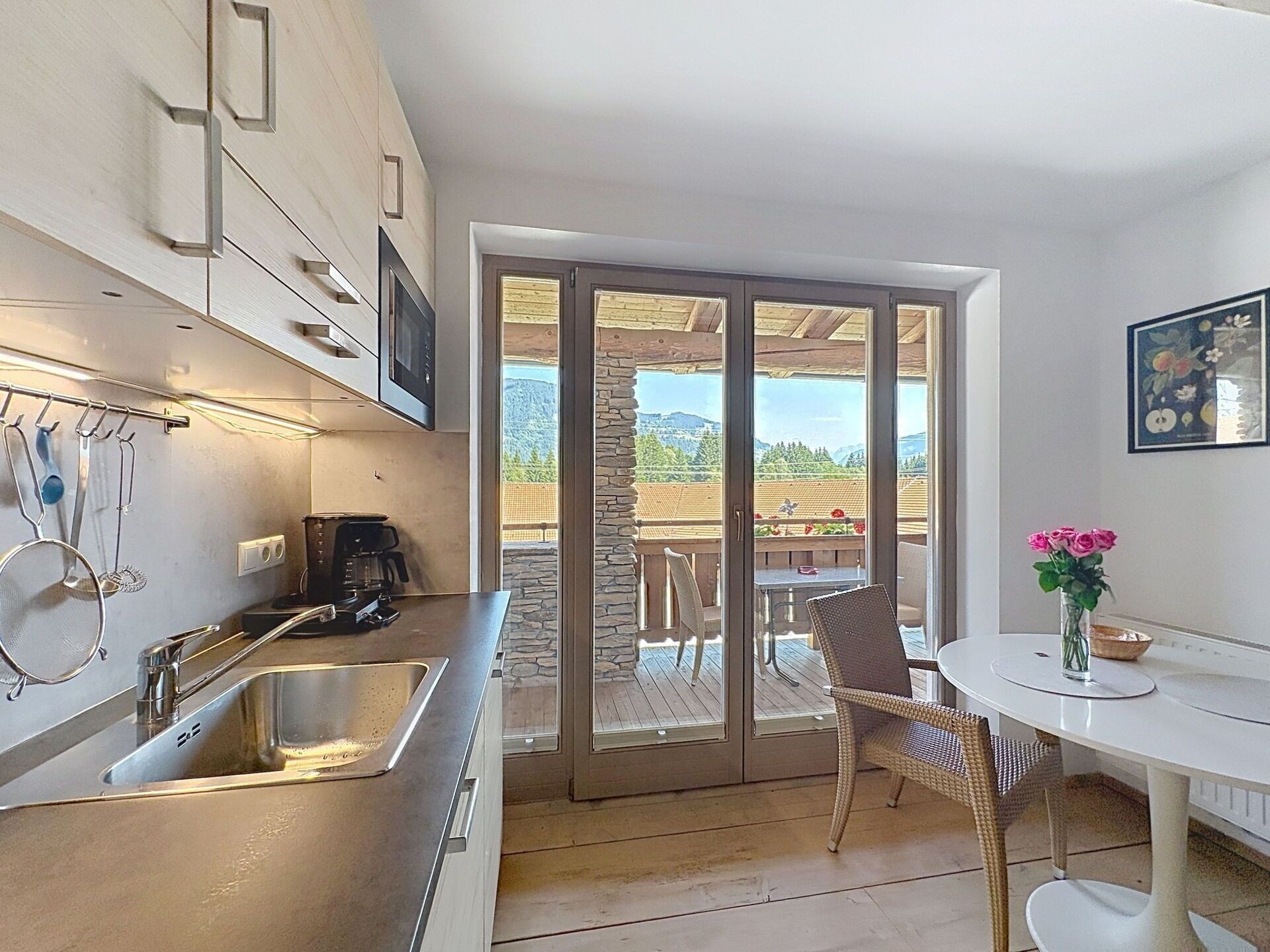 Microwave, dishwasher, highchair