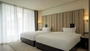 Deluxe Twin Room, Balcony, Hill View | Premium bedding, desk, laptop workspace, blackout drapes
