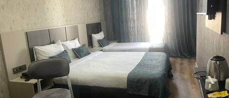 Classic Double Room, Balcony | In-room safe, desk, laptop workspace, iron/ironing board (on request)