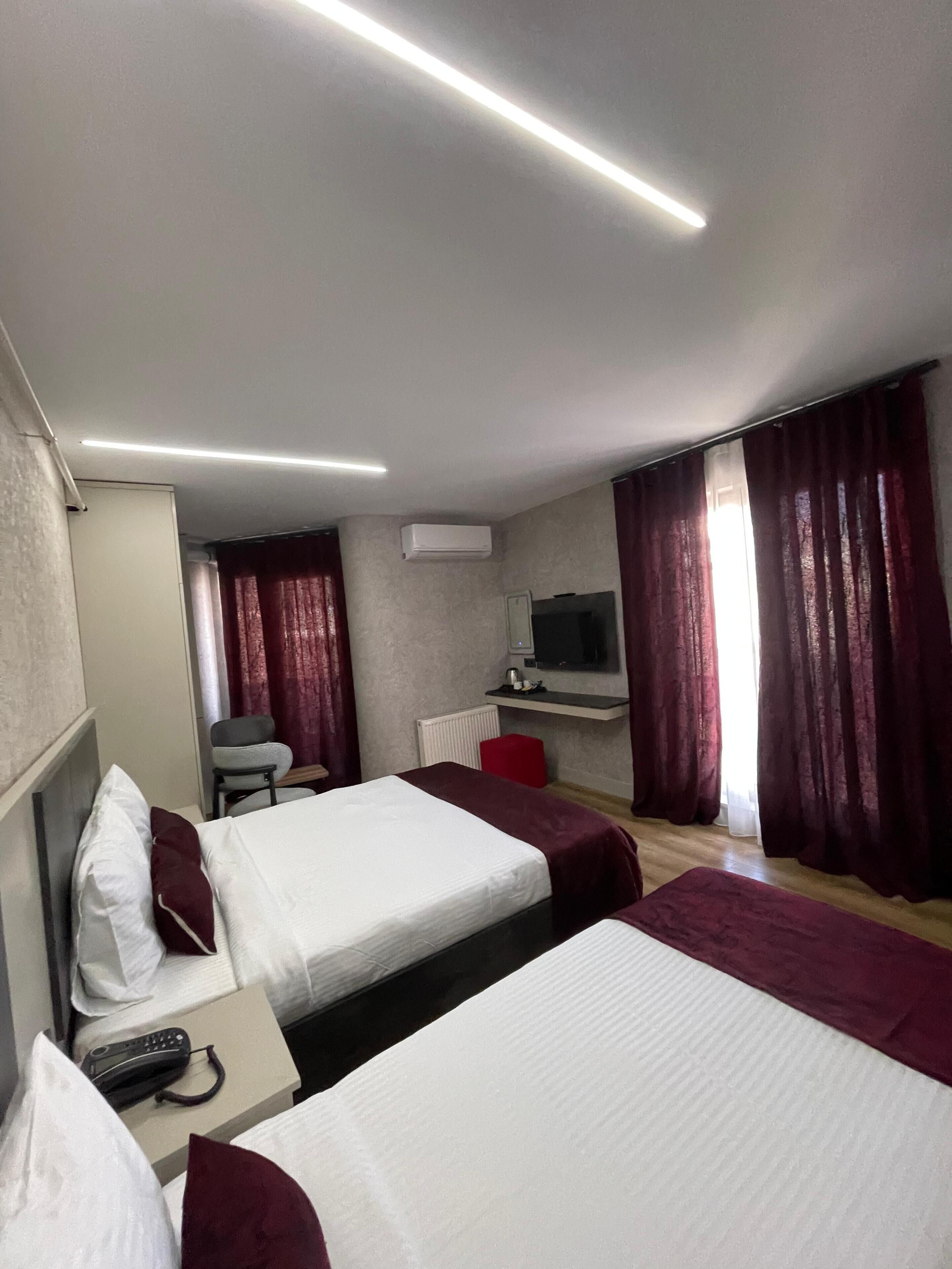 In-room safe, desk, laptop workspace, iron/ironing board (on request)