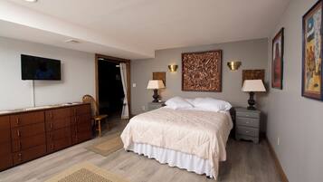 1 slaapkamer, een strijkplank/strijkijzer, wifi, beddengoed