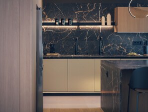 Luxury-Villa, eigener Pool, Meerblick | Eigene Küche