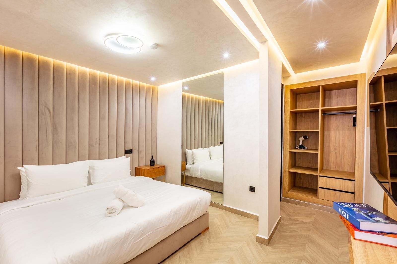 Appartement | Rideaux occultants, fer et planche à repasser, Wi-Fi gratuit