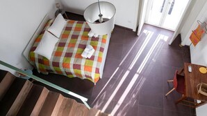 Suite, balcon, vue ville