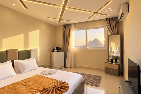 Premium Family Room with Panoramic Pyramids View