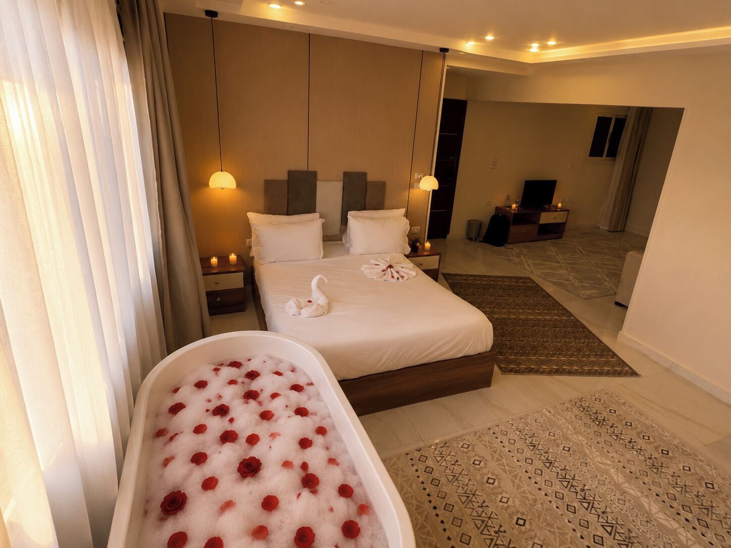 Suite de luxe | Roba de llit d'alta qualitat i matalassos d'escuma viscoelàstica 