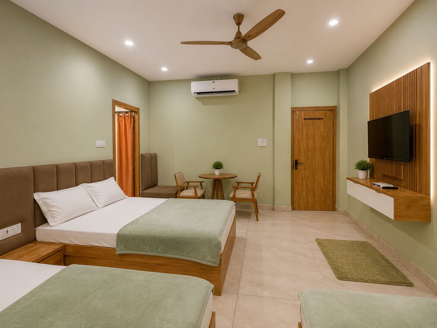 Phòng 3 Deluxe, quang cảnh thành phố | Truy cập Internet không dây miễn phí 