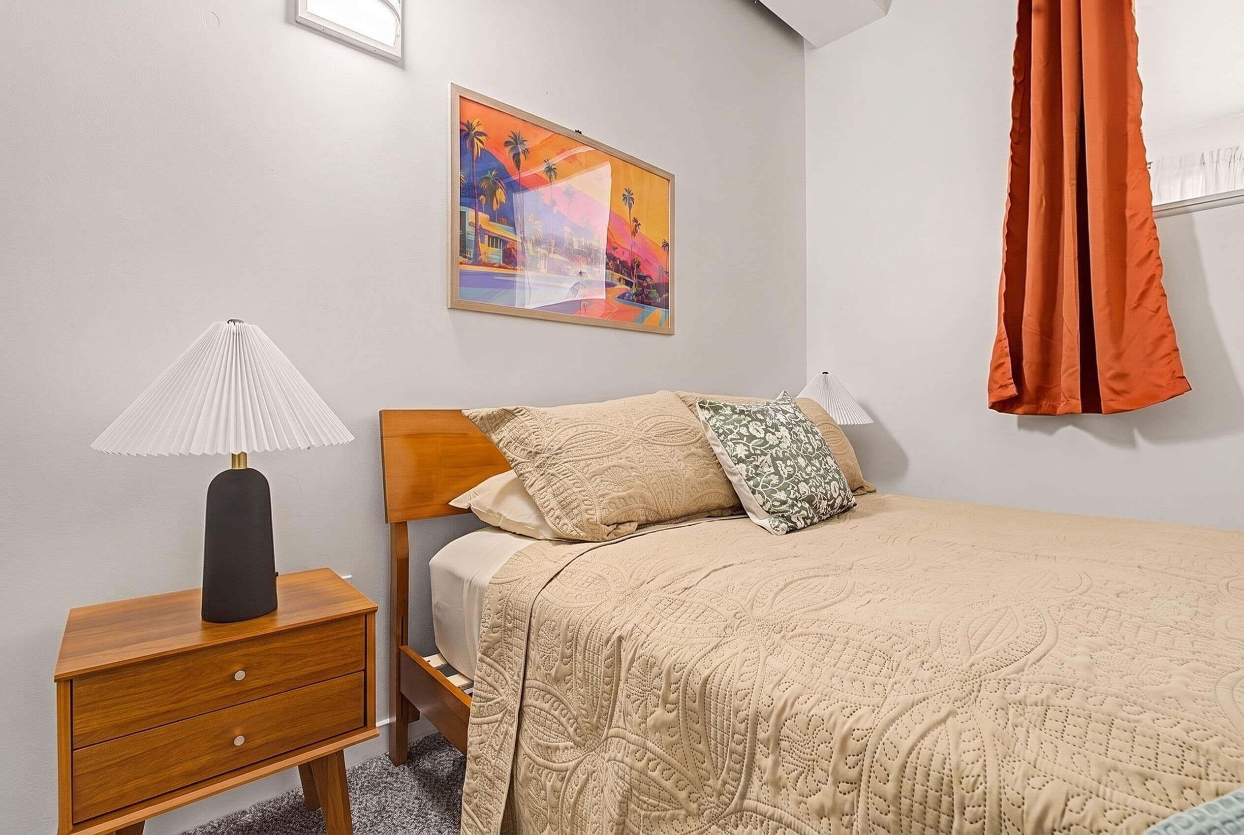 2 habitaciones, tabla de planchar con plancha y wifi gratis 