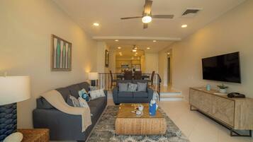 TV, stereo, offices