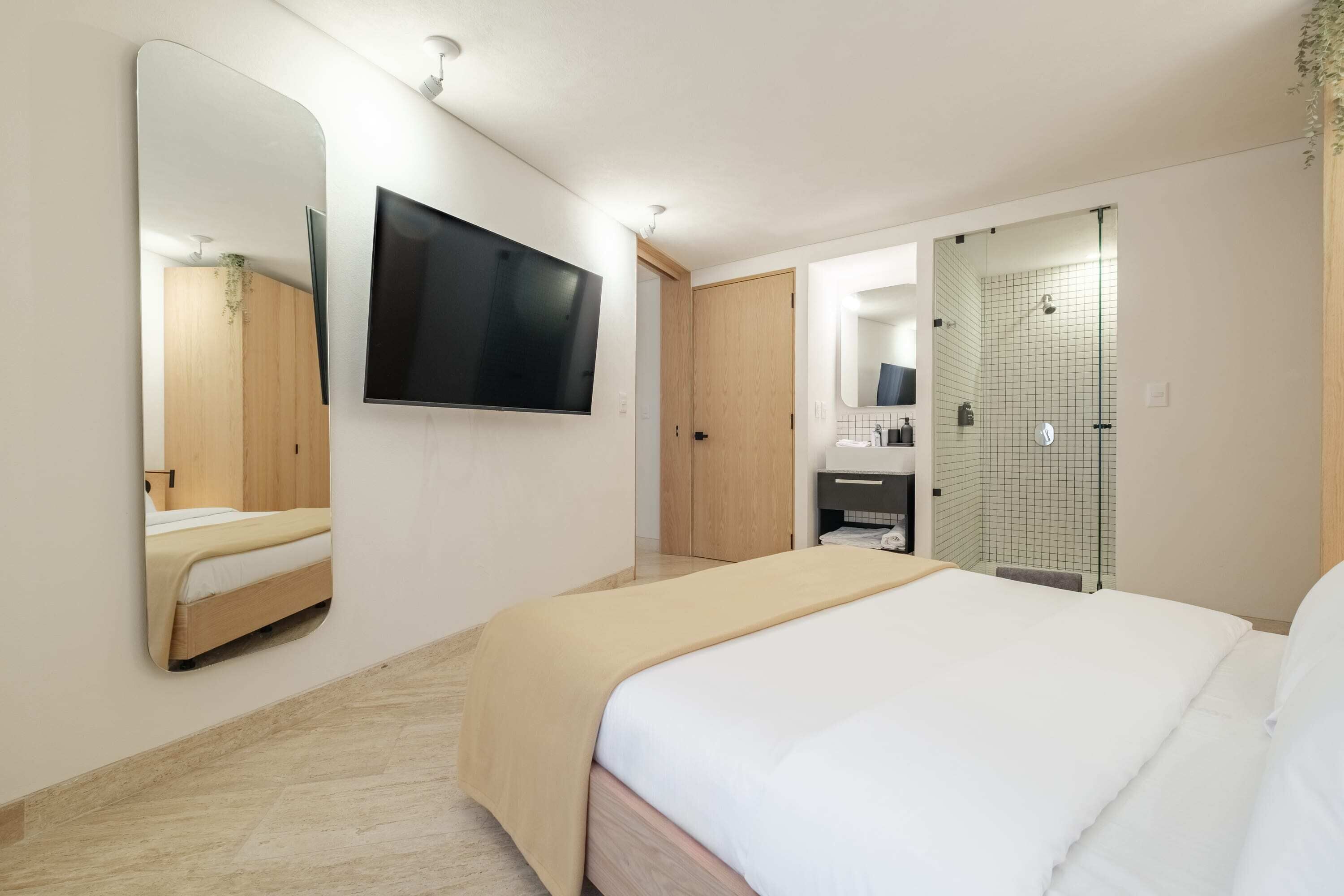 1 Schlafzimmer, Schreibtisch, Bügeleisen/Bügelbrett, WLAN