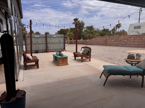 A GREAT PRICE! FOR A COZY CASITA, SECURED ON A LARGE PRIVATE LOT ALL TO YOURSELF