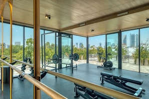 Fitness facility - Modern Loft with Balcony & View of Parque Mexico (Ciudad de México)