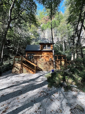 Exterior - Cozy, romantic, secluded, new cabin in the heart of beautiful Red River Gorge. (Zoe)