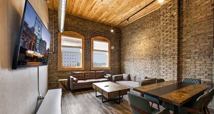 Downtown Fargo Brick Loft · 1BR/1BA · Steps to Dining, Near NDSU