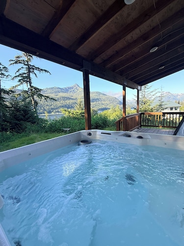 Scenic Eyak Lake View Home w/ Private Hot Tub