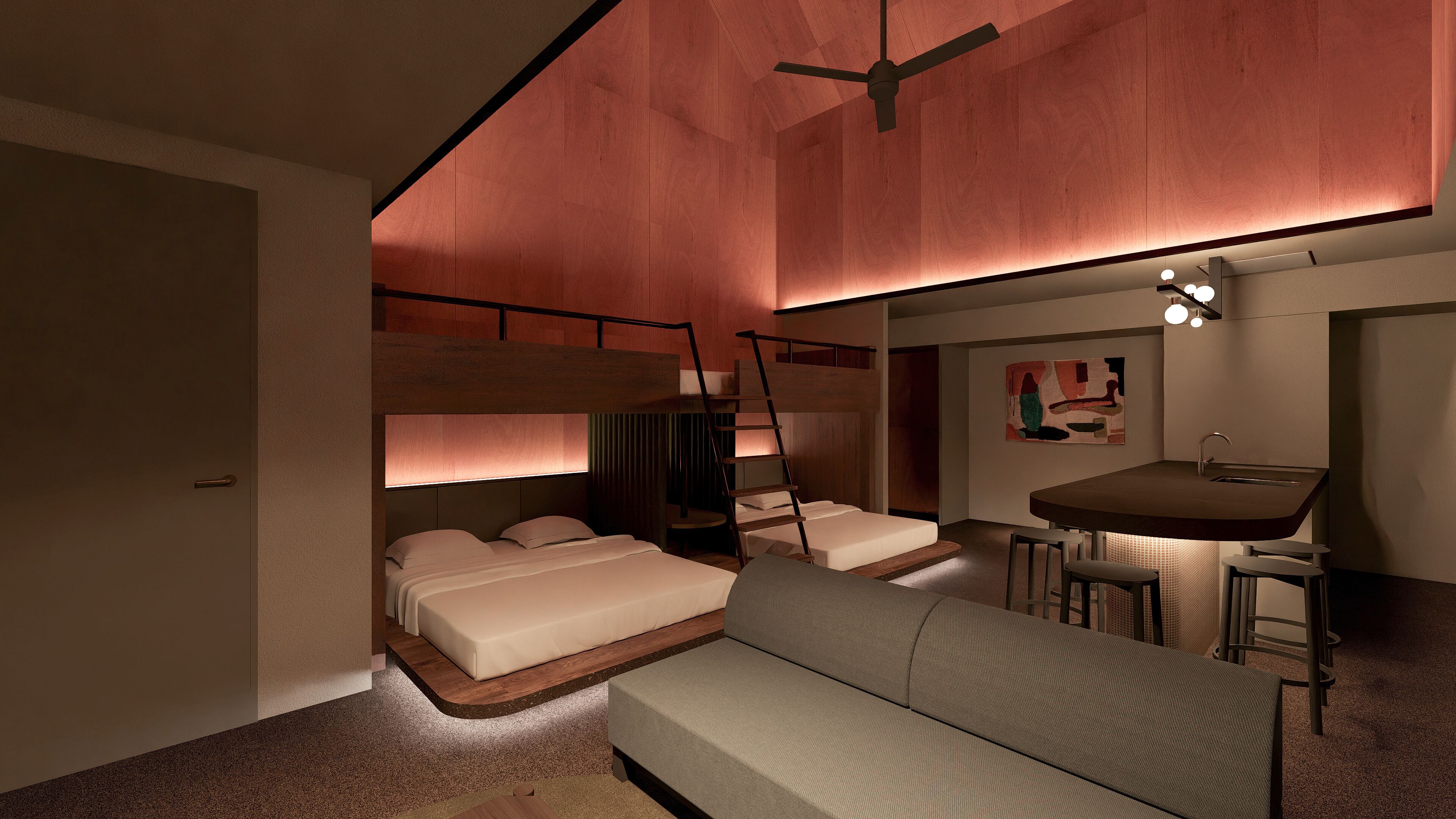 Top Bunk Suite  | In-room safe, blackout drapes, WiFi (free), bed sheets