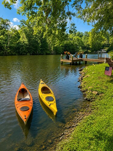 Choptank River waterfront 4 bed Farmhouse with camping on Eastern Shore Maryland