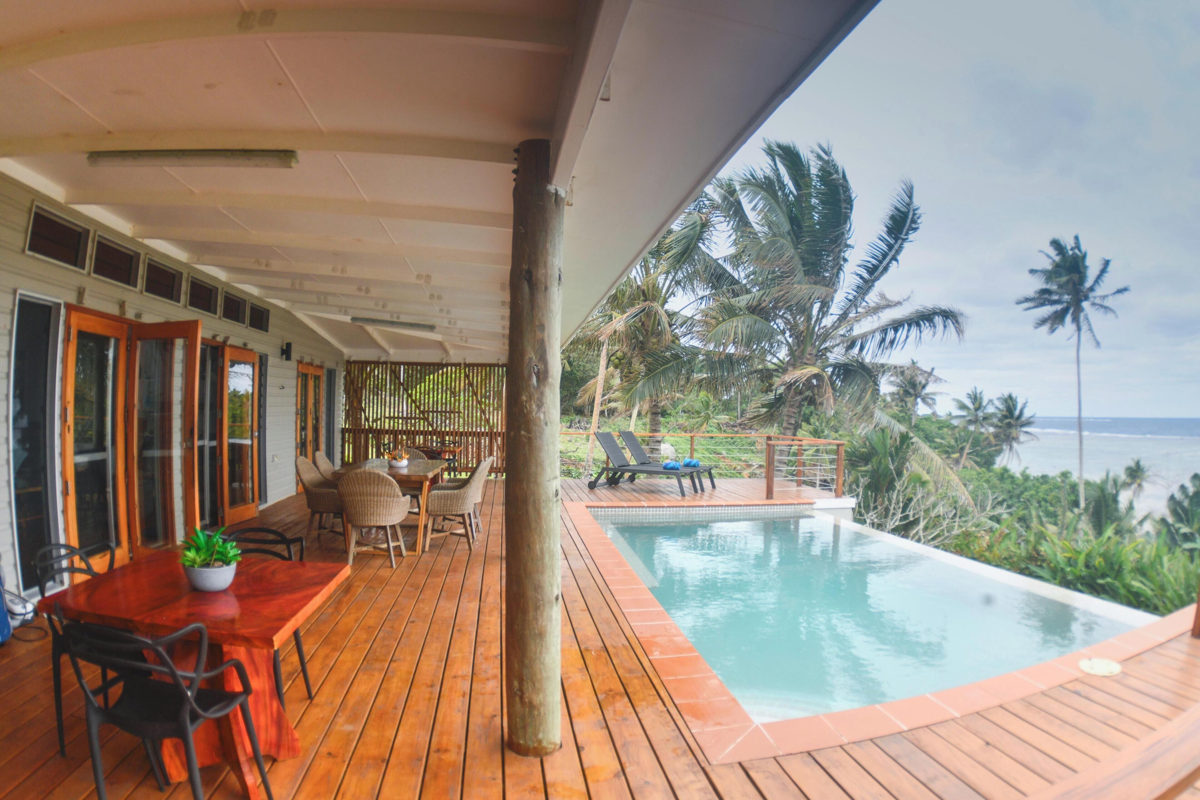 4 Bedroom Ocean View Villa with Pool | 熨斗/熨衣板、床单