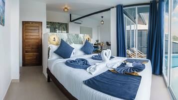 In-room safe, blackout curtains, iron/ironing board (on request)