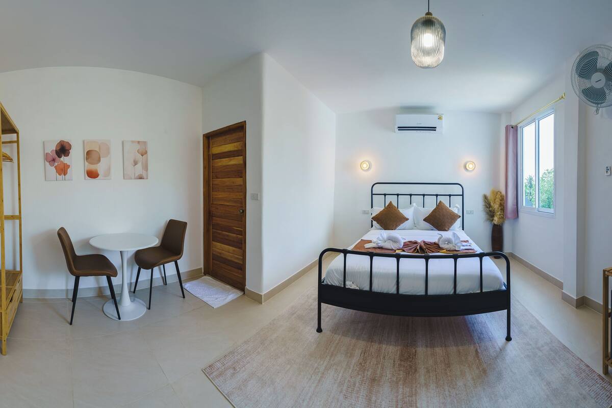 In-room safe, blackout curtains, iron/ironing board (on request)