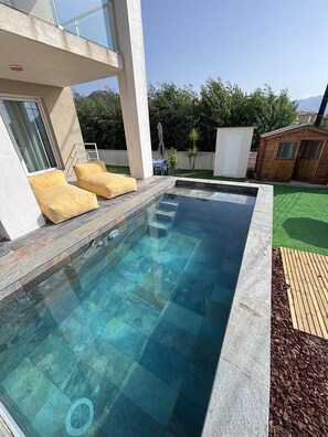Una piscina climatizada
