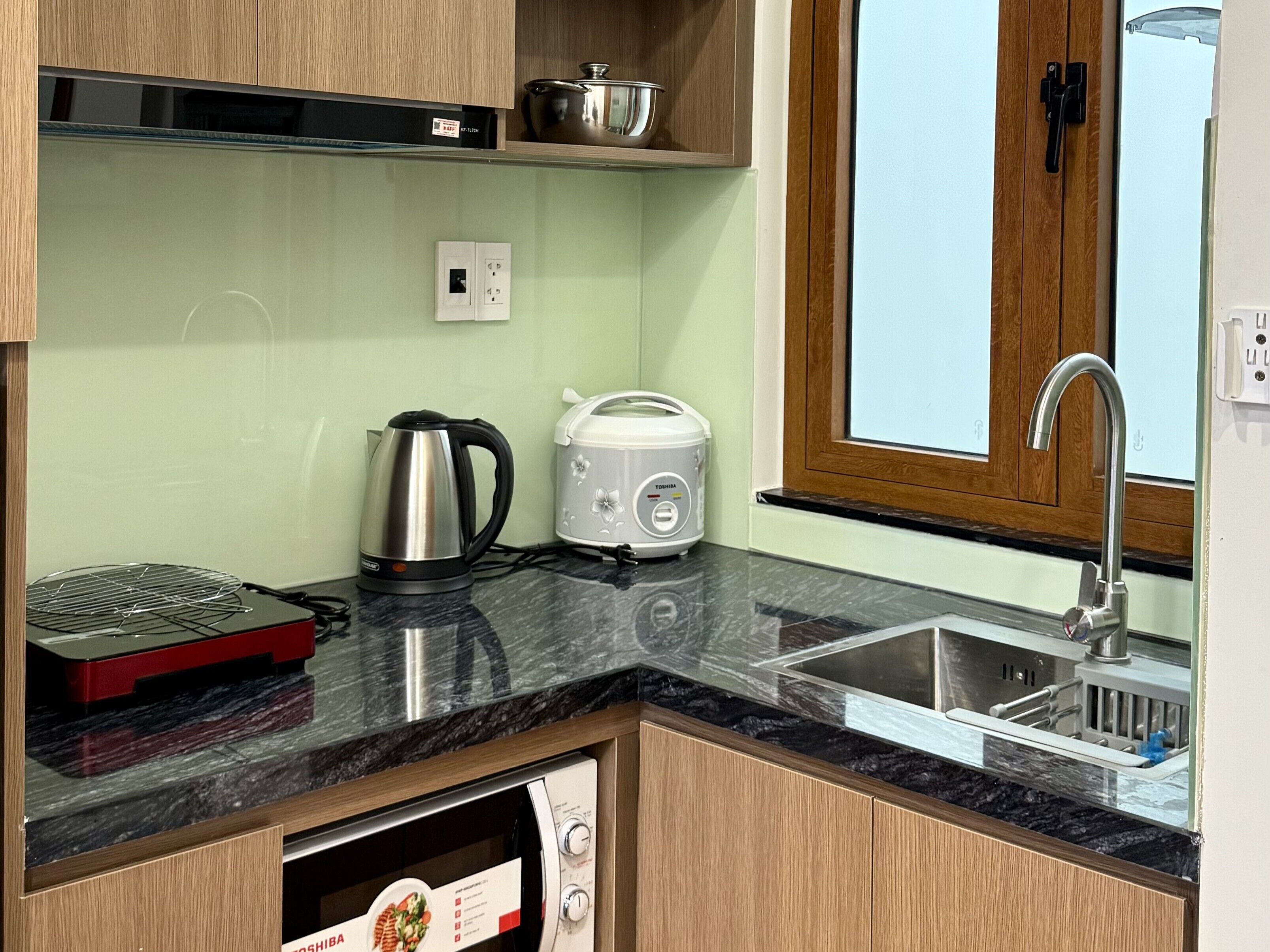 Chambre Double Deluxe | Cuisine privée