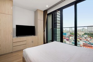 Căn hộ, 1 giường cỡ queen, phòng tắm riêng, quang cảnh thành phố