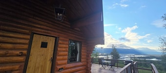 Knik Glacier view cabin