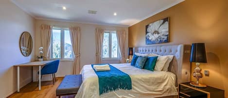 Iron/ironing board, travel crib, WiFi, bed sheets