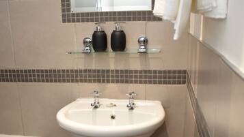 Towels, soap, toilet paper