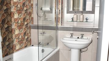 Towels, soap, toilet paper