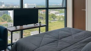 Estudio, 1 cama de matrimonio | Tabla de planchar con plancha y wifi gratis