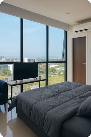 Studio, 1 Queen Bed - Kozi Square Kozi 9B (Kuching)