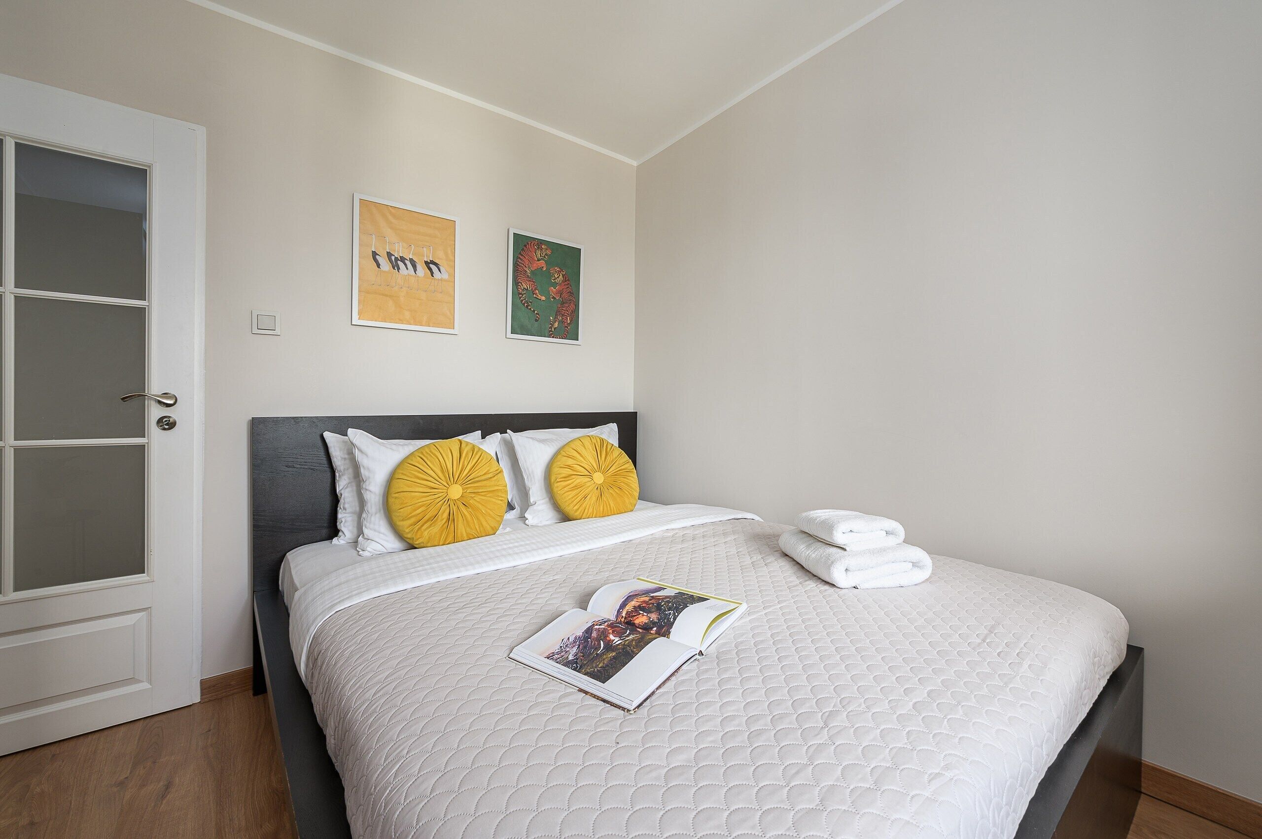 Comfort Apartment, 2 Bedrooms, City View | Premium bedding, blackout drapes, soundproofing, iron/ironing board