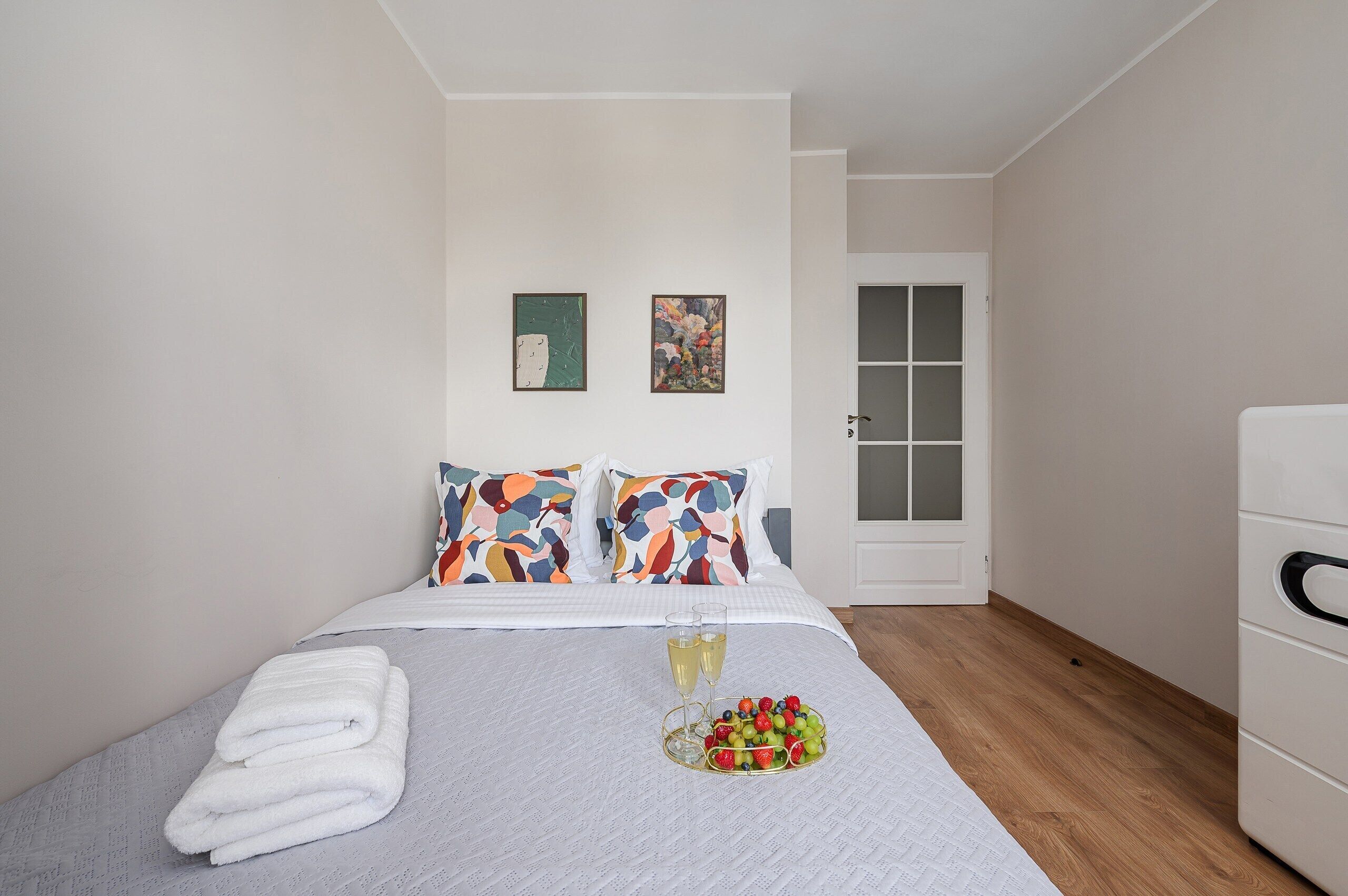 Comfort Apartment, 2 Bedrooms, City View | Premium bedding, blackout drapes, soundproofing, iron/ironing board