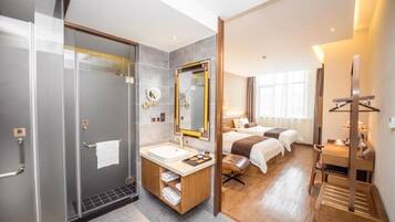 Standard Double or Twin Room, 2 Double Beds, Non Smoking | Blackout drapes, iron/ironing board (on request), WiFi (free)