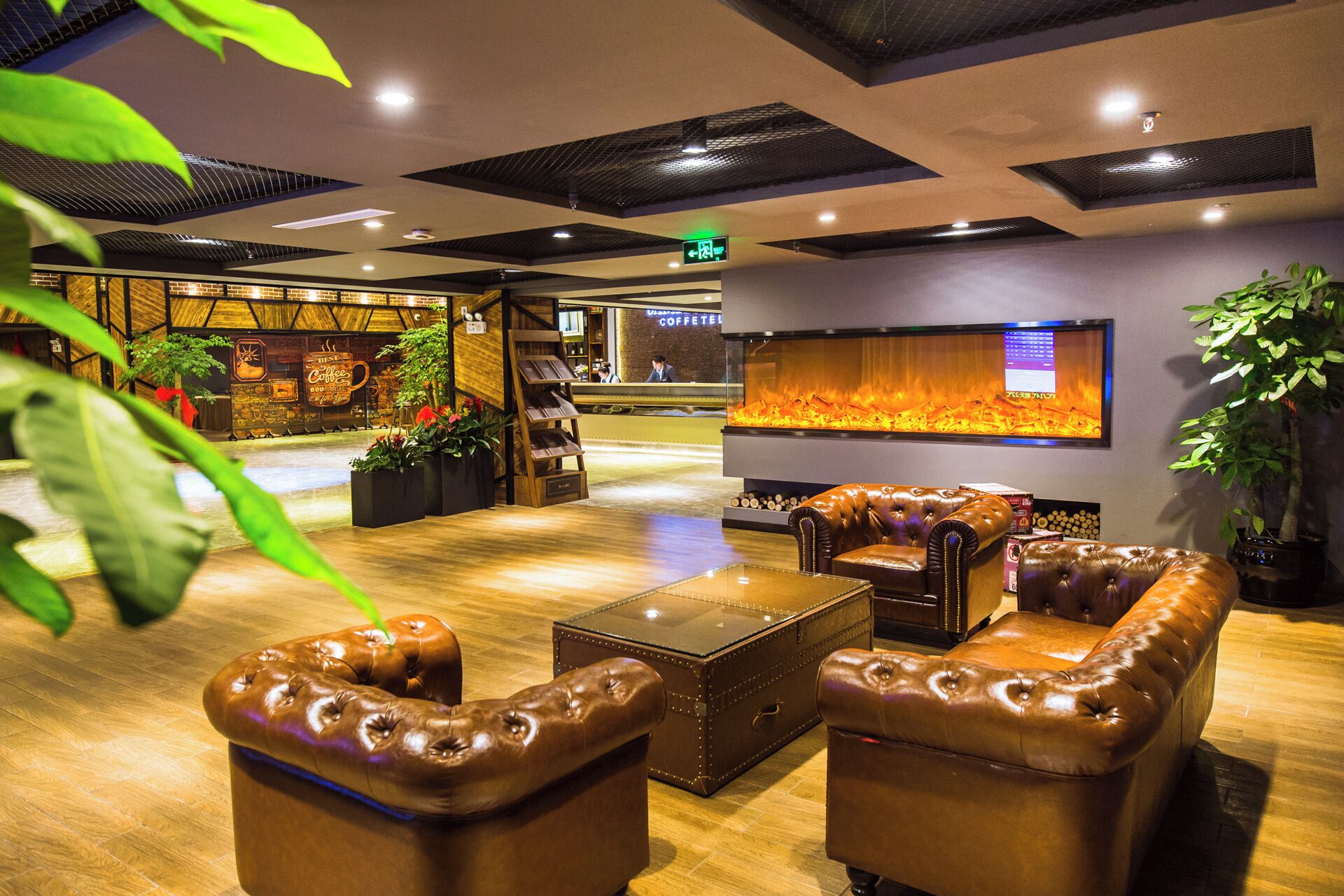 Lobby sitting area