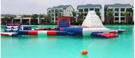 Apartment, 1 Bedroom, Smoking, Balcony | Pool | Outdoor pool